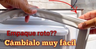 Cómo cambiar la junta de puerta del congelador