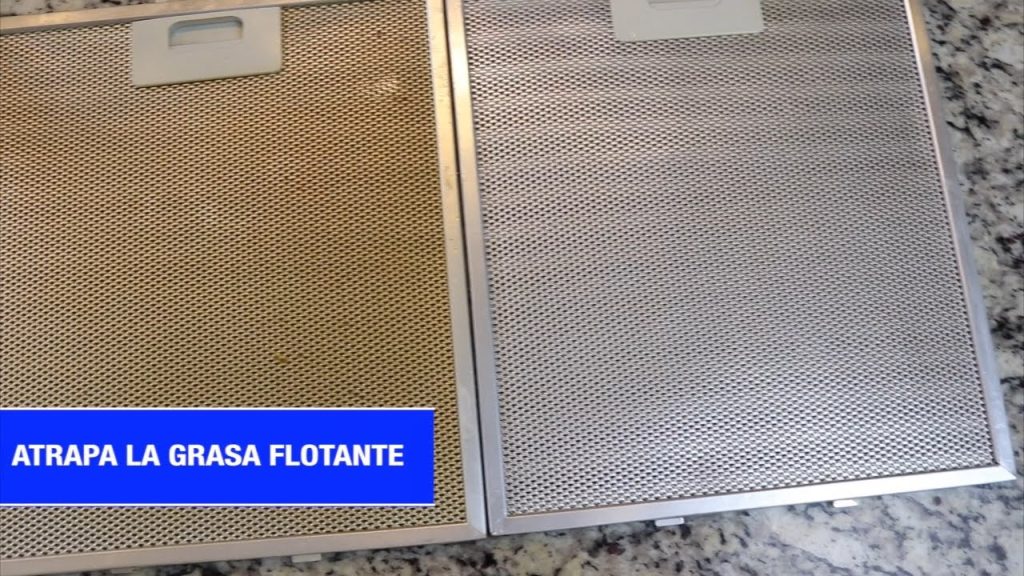 Cómo limpiar filtros de campana extractora